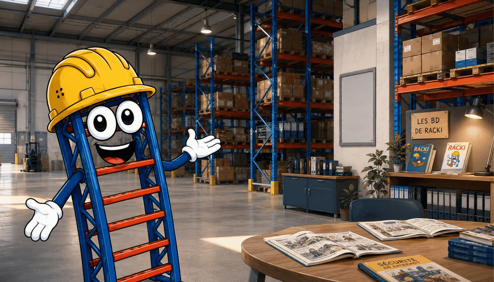 Racki présente ses bandes dessinées